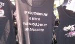 I almost bought this shirt for Carey. Our daughter was NOT pleased...