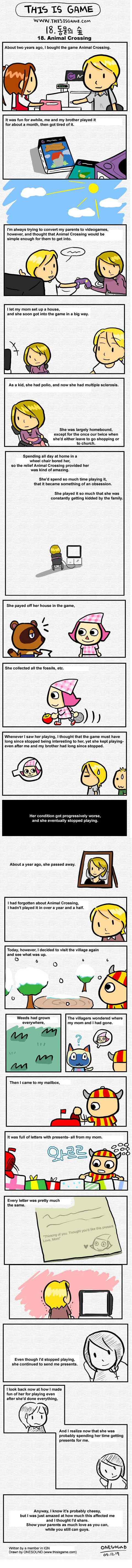 Someone else's experience with Animal Crossing