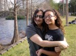 Ashlee and I at Lake Eola as I battled Cancer